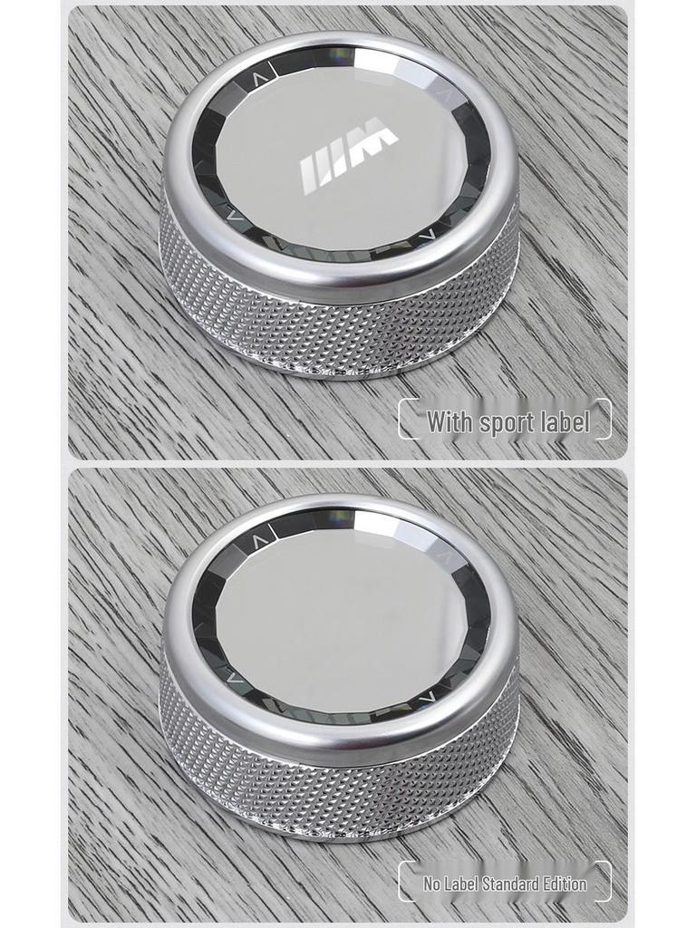 Compatible BMW Crystal Multimedia Knob for 1, 2, 3, 5 Series, X1, X3, X5, X6 | Decorative Modification Cover