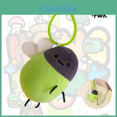 Cute And Creative Glowing Firefly Plush Toy For Girls Cartoon Keychain Pendant Doll Gift