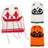 Fun Ghost Balaclava Men Costume Hats Halloween Gift Warm Soft Bucket Hat Halloween Gift Warm Soft Balaclava Hat