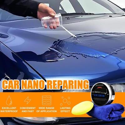 Autowachs-Kristallbeschichtungsset, Autobeschichtungswachs, hartes, glänzendes Carnaubawachs, Autokratzer-Reparaturwachs für Autokratzer, schnelle Reparatur, Beschichtungspflege