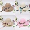 Summer New Women's Streamer Lafite Straw Hat Sunscreen Hat Fashionable Mother Sun Hat Summer Women's Sun Hat