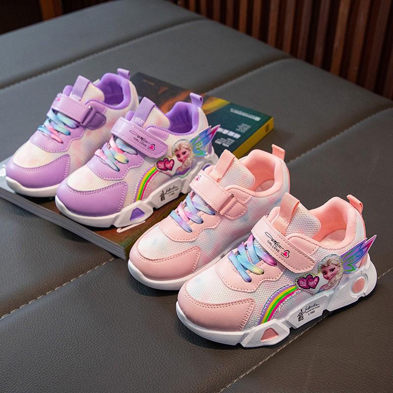 Kids Running Shoes Girls Boys Casual Sneakers Soft Sole Dad Size 26-37
