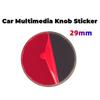GLC GLB 1 Stück 29mm Aluminium Auto Multimedia Knopf Abzeichen Aufkleber für Mercedes Benz W124 W140 W163 W202 W203 W204 W205 CLA CLK CLS G