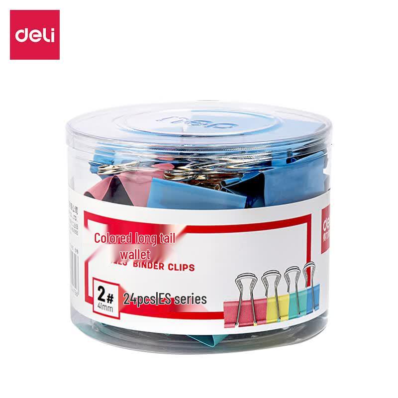 Deli Long Tail Metal Binder Clips
