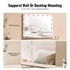 Hollywood Vanity Mirror With Lights w/ USB Type C Desktop Wallmount 23.6in