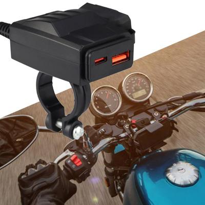 Phone Charger For Motorcycle PD35W Phone Charger Power Adapter Waterproof Motorcycle Phone Charger Port Fast Charging Motorcycle