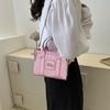 Fashionable Pu Leather Crossbody Bag Elegant Small Square Bag For Daily Use