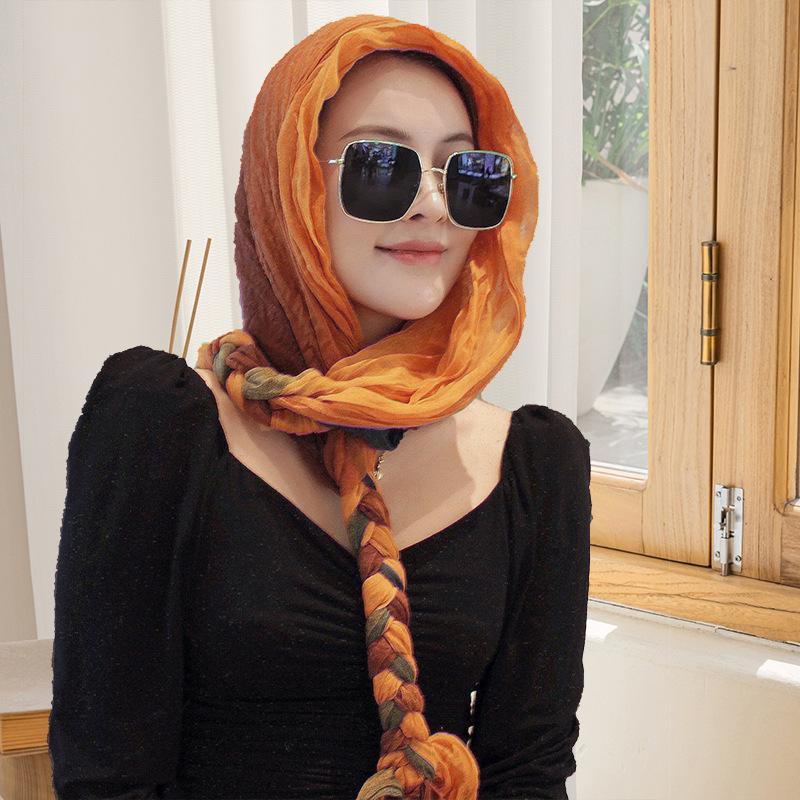 Vielseitiges gerüschtes Stirnband für Mädchen - Modischer Outdoor-Herbst/Winter-Halswärmer