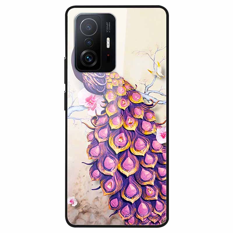For Xiaomi 11T Tempered Glass Case Soft Bumper Hard Funda For Xiaomi mi 11T Pro Phone Case 11 T 11T Pro 11TPro Back Cover Shells