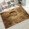 Ancient Creatures Dinosaur Ammonite Fossil Art Rug for Bedroom Living Room Sofa Home Doormat Decor,Large Kids Non-slip Floor Mat