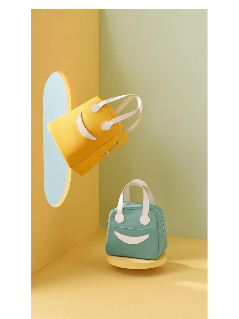 Durable Insulated Lunch Bag: Cute, Simple, Thickened Design for Outdoor and Work Commute