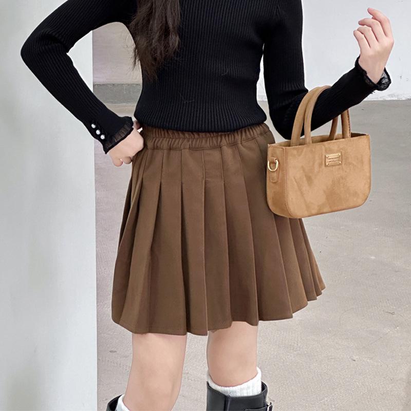 

Осень 2025 Универсальный трикотажный свитер в корейском стиле для девочек 130 cm