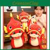 Adorable 2025 Snake Year Plush Toy Zodiac Snake Doll Soft Stuffed Animal Gift
