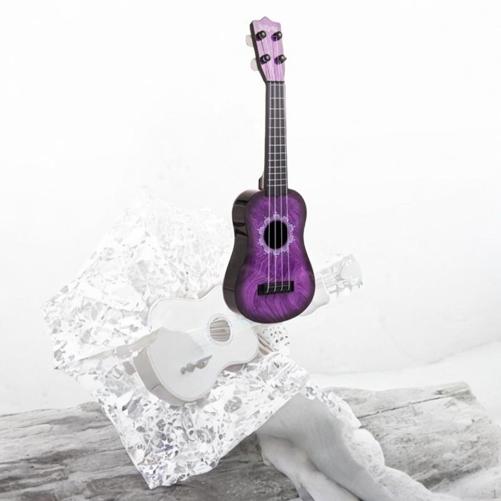 

Детская гитара укулеле с четырьмя струнами, небольшой музыкальный инструмент для детей от 3 лет и старше, праздничный подарок