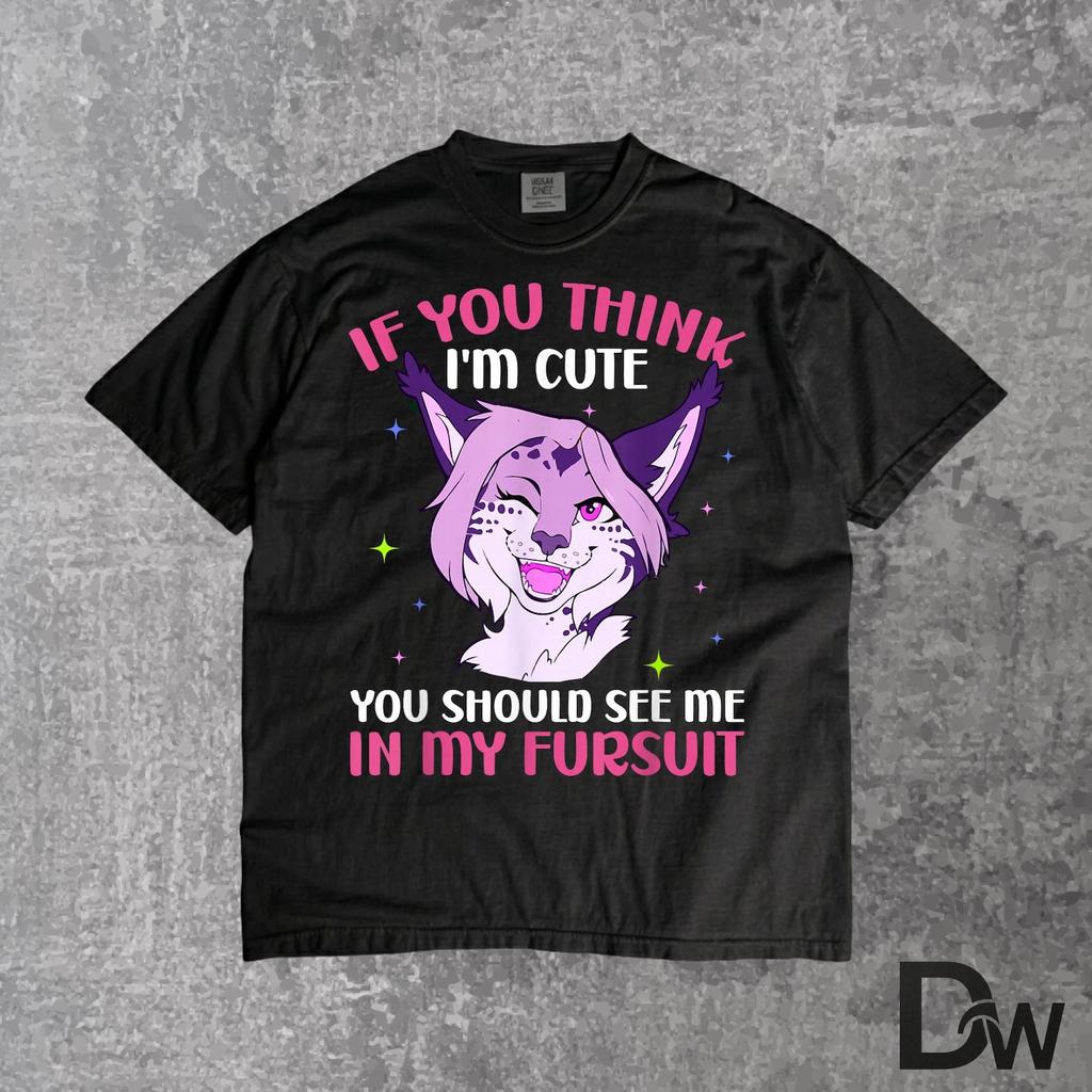 You Should See Me In My Fursuit Fox T-Shirt | Funny Furry Fandom Fursona Graphic Tee, Furry Gift