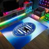 Hertha Bsc FC Design Crystal Velvet Carpet Cozy Non?Slip Printed Rug For Bedroom Living Room Entrance