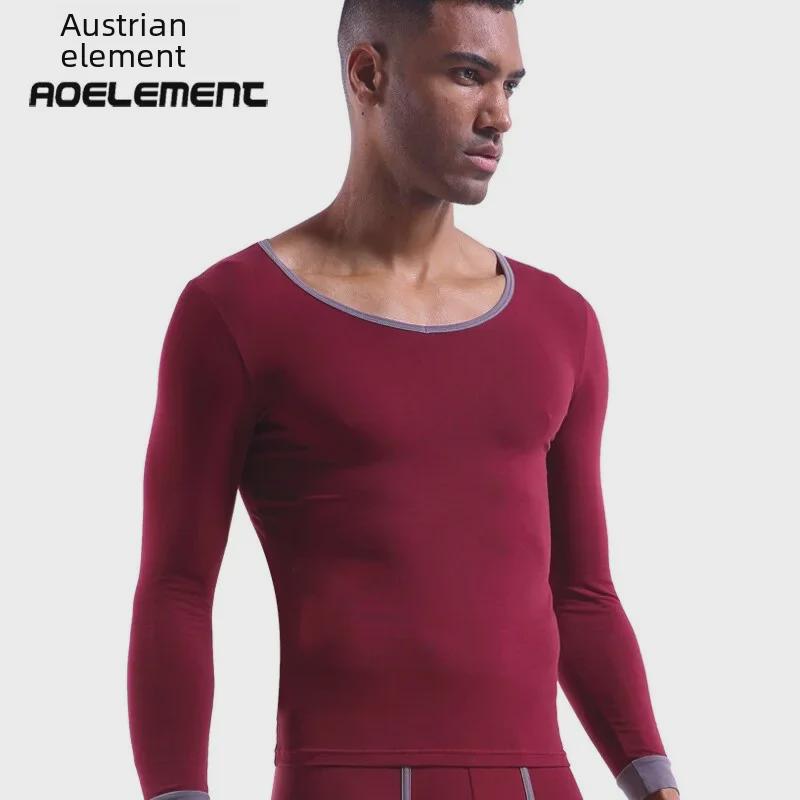 Men's V-Neck Thin Cotton Sweater - Slim, Warm Long-Sleeve Top for Autumn