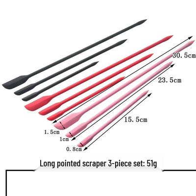 ZISIZ Langes Silikon-Schaber-Spatel-Set