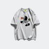 Fat mm pure cotton American retro oversize short-sleeved t-shirt women's summer new niche loose Korean top