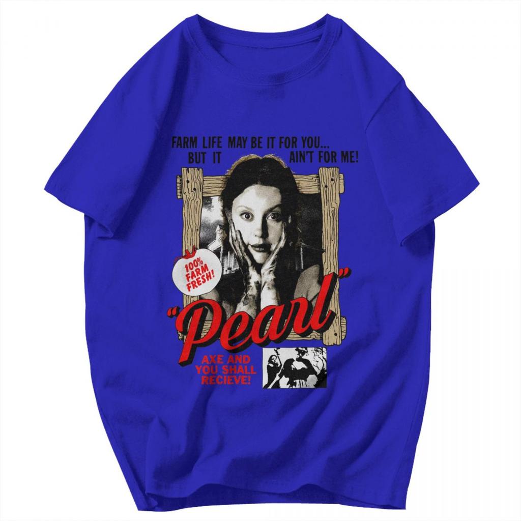 Men T Shirt 2025 Pearl Horror Movie Gifts Y2K Graphic Short Sleeve Unisex Clothing T Shirts