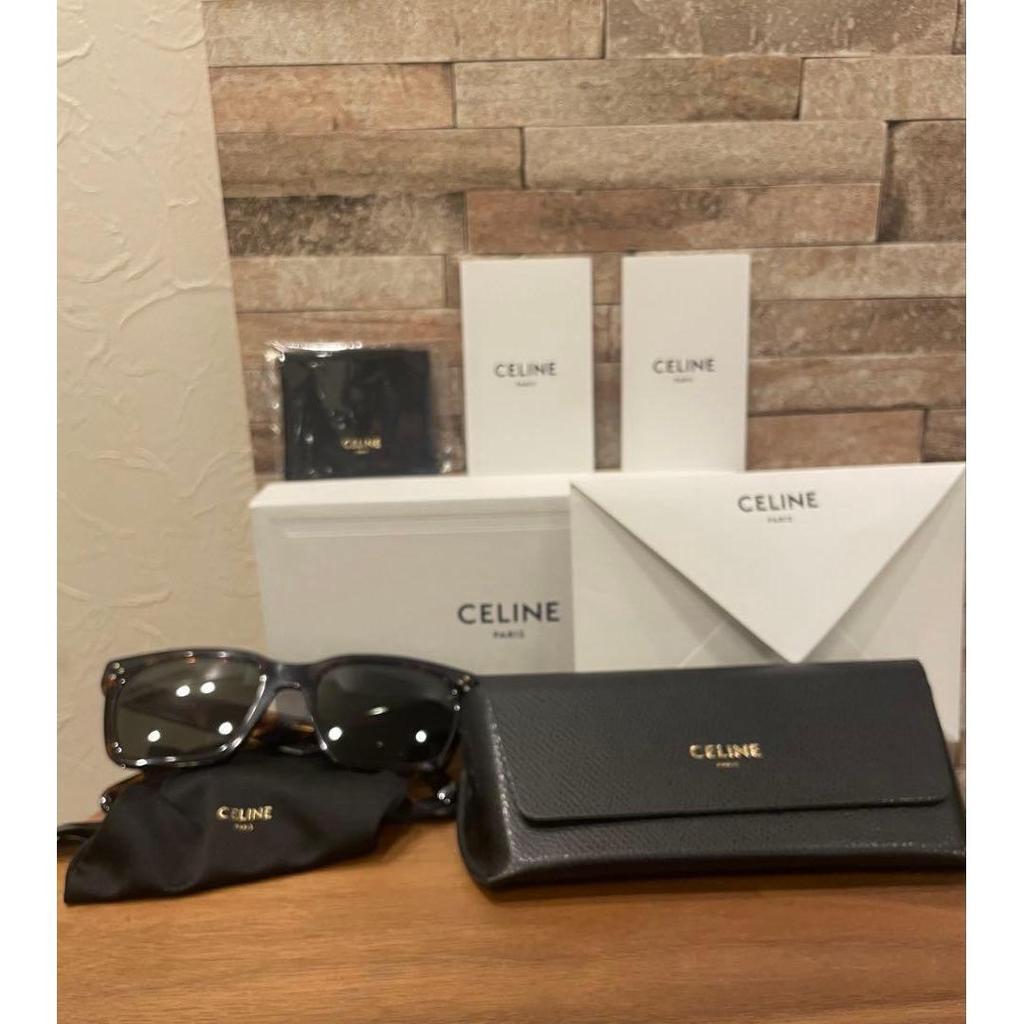 Used CELINE black frame 45 sunglasses