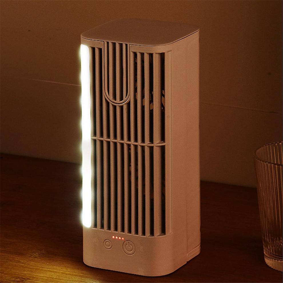 Energy Saving Desktop Air Conditioner Fan with Night Light- Compact, Portable &for Room Desks, Offices & Summer Gift