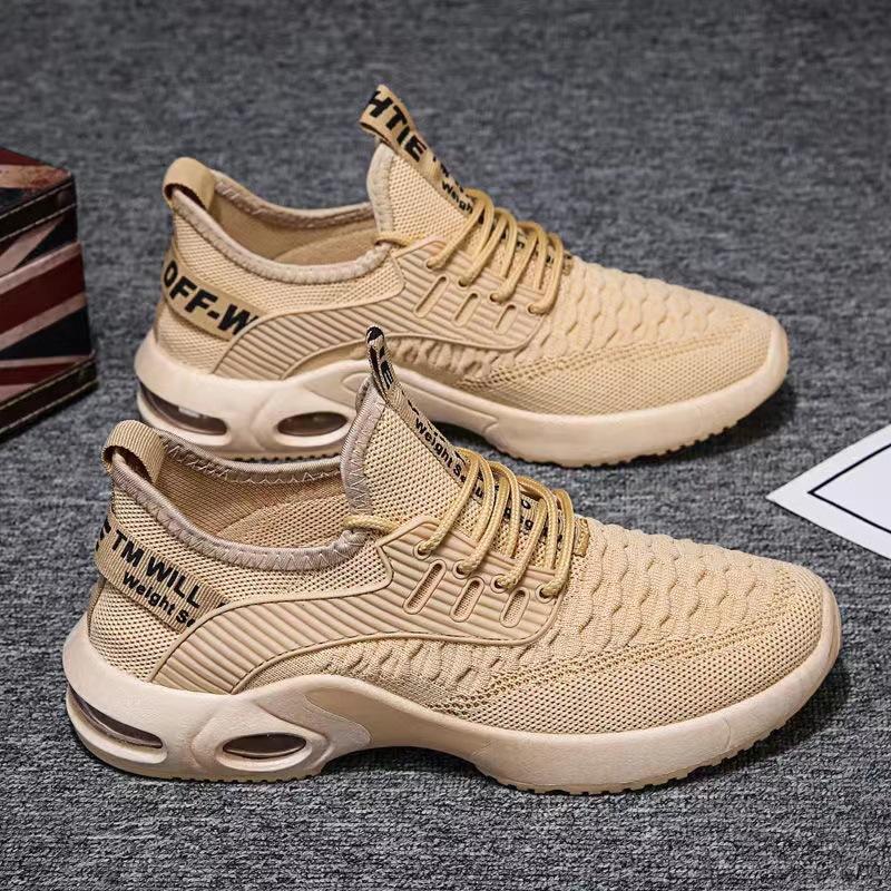 

Летняя мужская повседневная обувь Новая мужская спортивная обувь Дышащая вязаная обувь Модная обувь в корейском стиле Кроссовки Мужская обувь 39