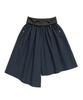 Seul Asymmetrical Cotton Bermuda Pants_ Charcoal