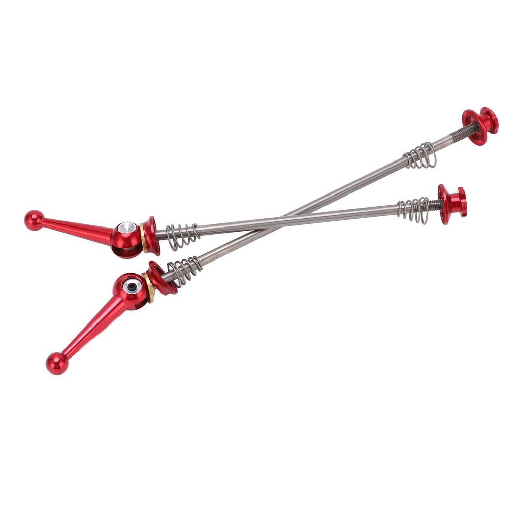 1 Pair   Hub Quick Release Poles Bike Front Rear   Alloy Axle Skewer Lever
