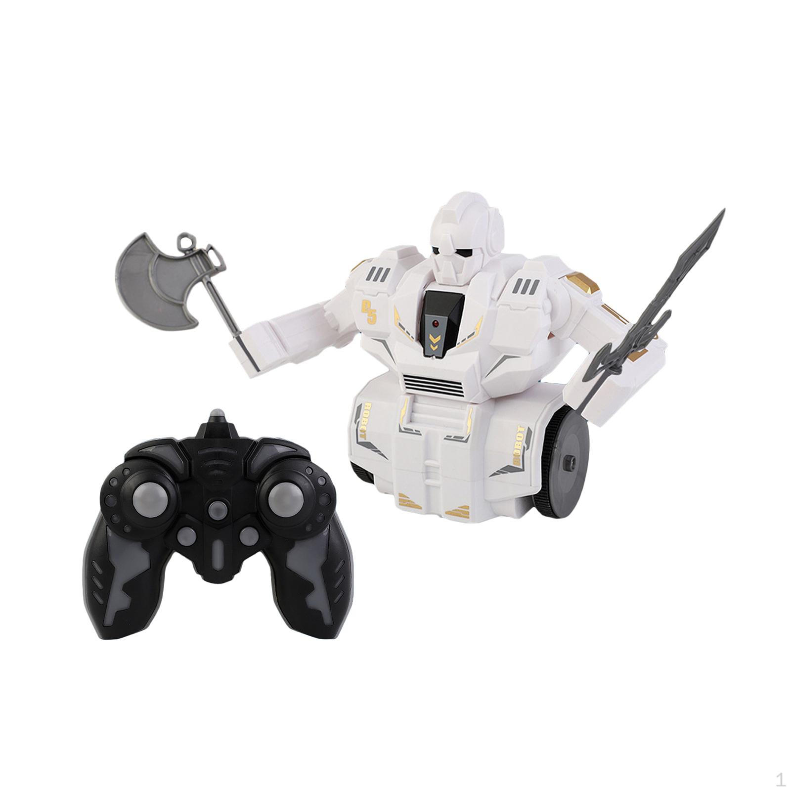 RC Battle Robots Electronic Fighting Game Logical Thinking USB Charging Joint Mobility Children белый