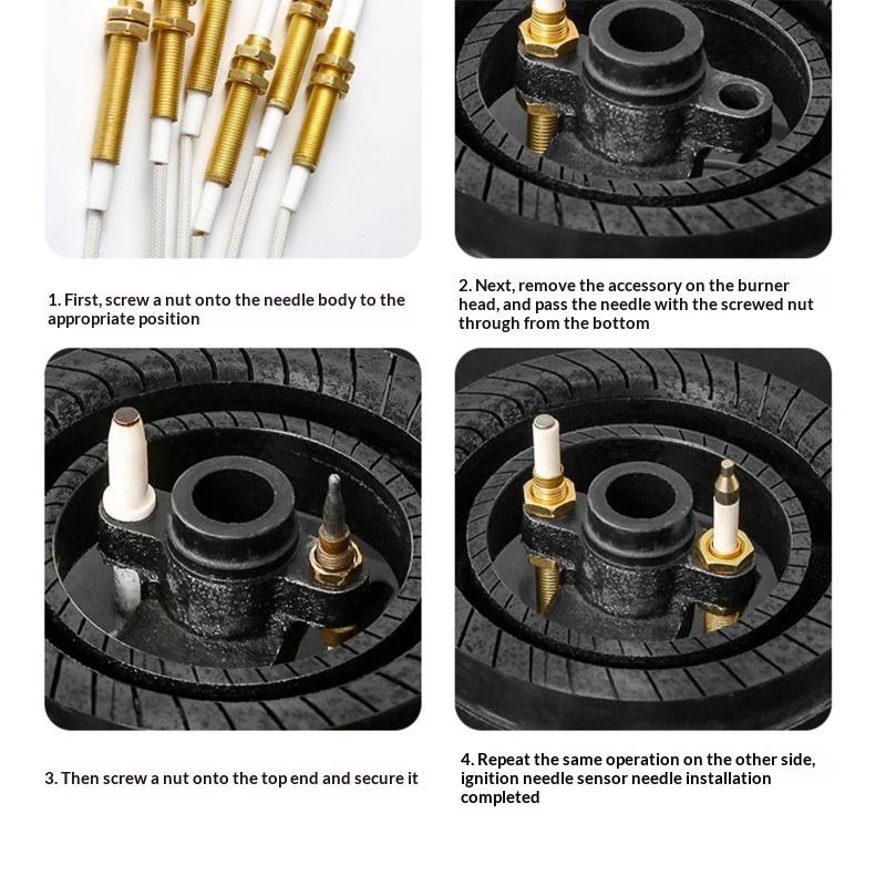 Ignition Induction Needle Electric Pulse Igniter Reliable Replacement Accessory for Home Embedded Liquefied Gas Stove
