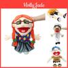 Grappige Jeffy cartoon pluche handpop voor creatief spel en interactie tussen ouder en kind.