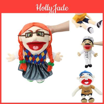 Marioneta de Mano de Peluche de Dibujos Animados Quirky Jeffy Para Juego Creativo e Interacción Padres e Hijos