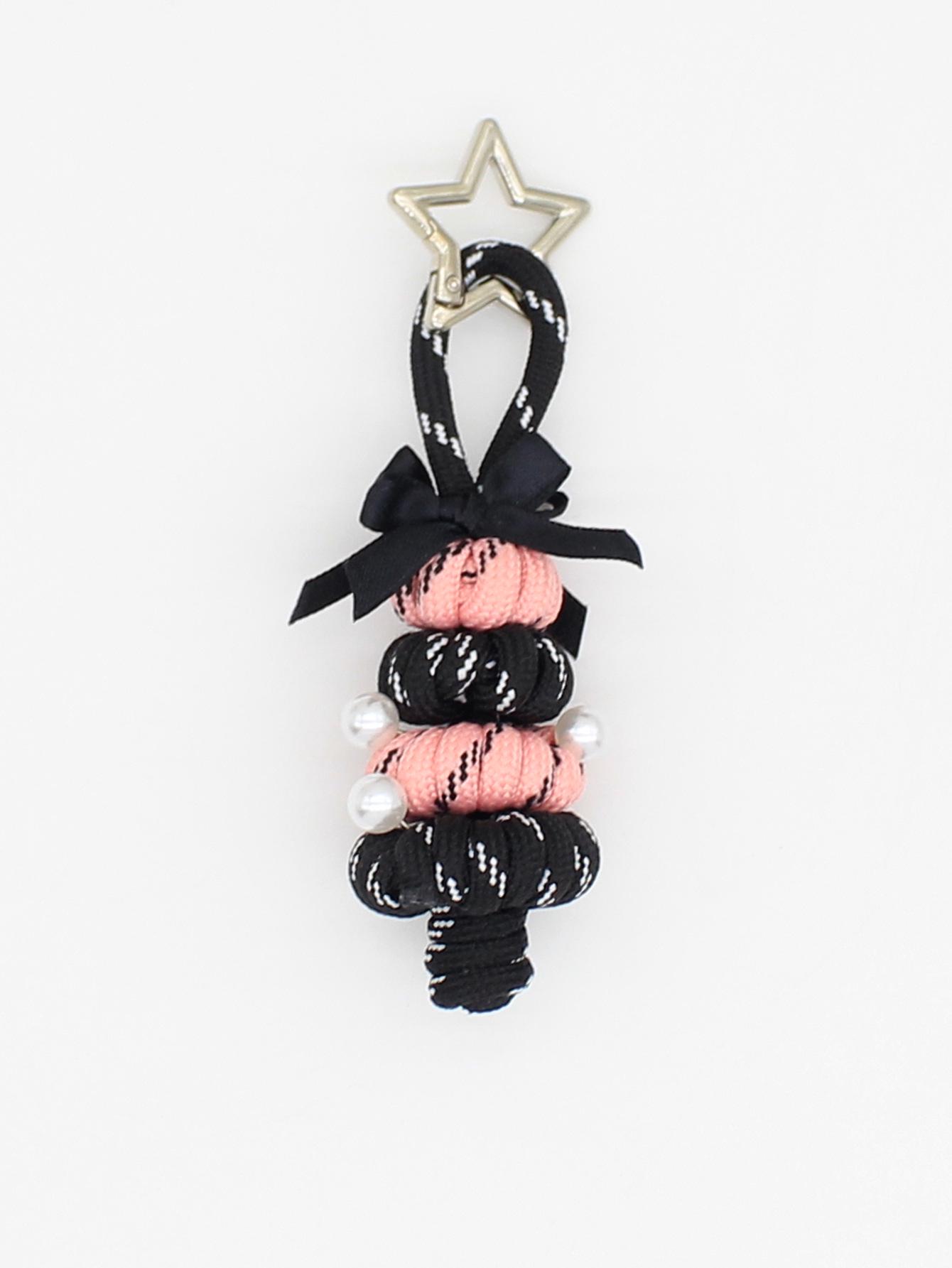 

Плетеная полиэстеровая веревка Брелок-подвеска Рождественская елка