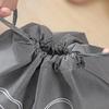 10/5Pcs Shoe Storage Bag With Thickened Non-woven Fabric Strap Mouth Large Capacity Travel Waterproof Shoe Bag Moistureproof
