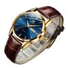 Quartz Date Day Leather Watch for Men Men's Watch, Waterproof, Luminous, & Display, Strap, Analog, Simple, Business, Gift,