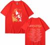 Rapper Manuel Carrasco Salvaje Tour 2025 Grafik T-Shirts Herren Damen Harajuku Hip Hop T-Shirt Kurzarm Lässig Heißer Verkauf T-Shirt