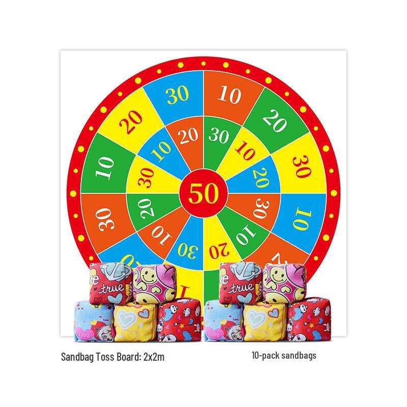 WEZHO Turntable Sandbag Target Toss Game Set
