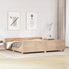 Vidaxl Bed Frame Without Mattress, 180X200 Cm, Solid Pine Wood