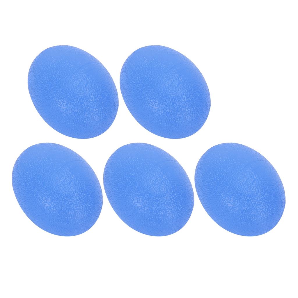 5pcs Oval Shape Elastic Hand Grip Wrist Finger Strength Training Exercise