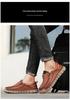 Men's Genuine Leather Hand-Stitched Non-Slip Driving Shoes