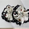Elaborate Lacework Hair Tie for Women Hair Rings Bows Scrunchies Black