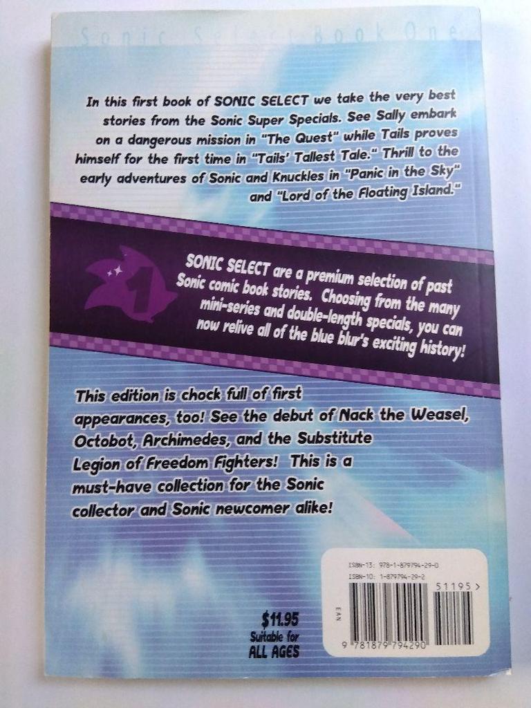 [USED] SONIC SONIC SELECT BOOK 1