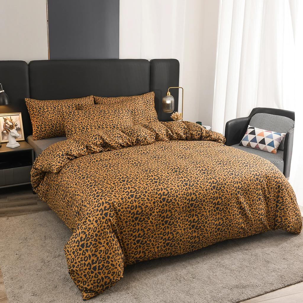 Black Duvet Cover Set King Queen Size, Marble Pattern Comforter Cover or Quilt Cover Ultra Soft Bedding Sets with Zipper Closure