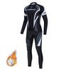 Cycling Suit Autumn and Winter Fleece Warm Mountain Road Cycling Suit Long Sleeves Trousers