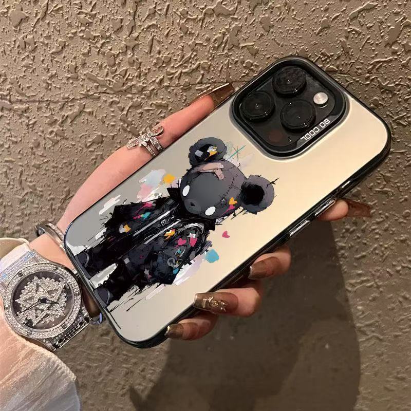 New personalized foreign trade applicable iphone17 mobile phone case Apple 16promax/15 anti-drop 14pro13 Europe and America