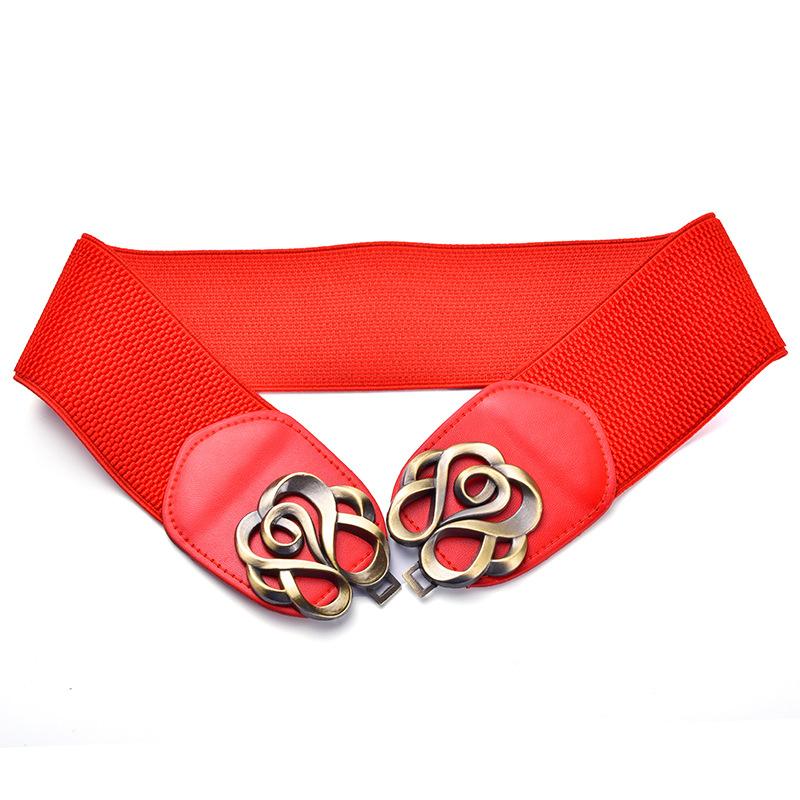 Waist Seal Ladies Elastic Elastic Canvas Schoolgirl Jeans Decorative Personality Belt