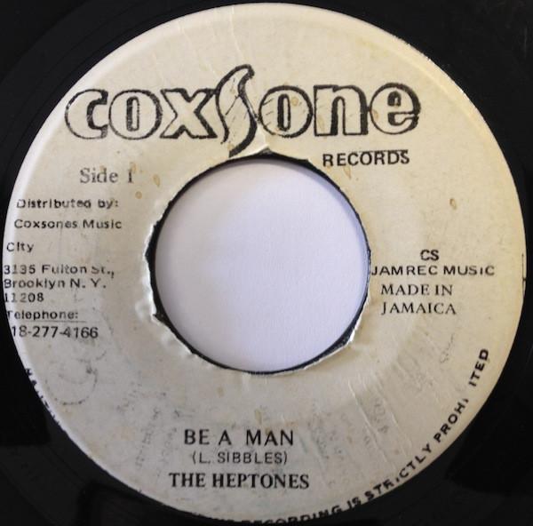 

7-дюймовая пластинка HEPTONES Be A Man NONE Coxsone Records Ямайка Регги Ска Даб Б/У