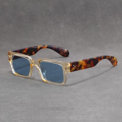 Retro Fashion Vintage Square Sunglasses for Men Women Brand Designer Green Sun Glasses Ins Popular Shades Eyewear UV400 2346