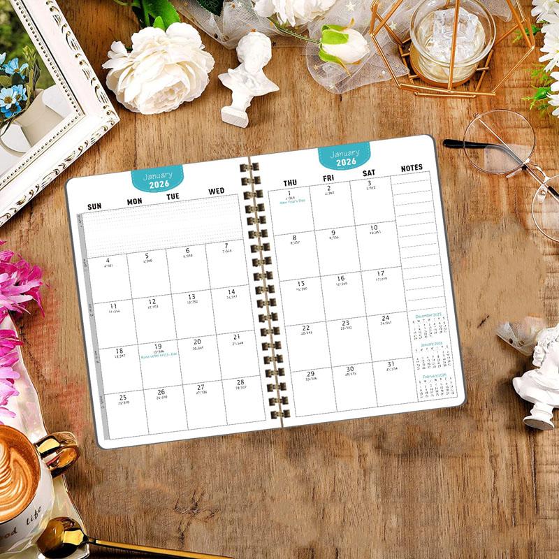 1pc 2026-2030 Long-Term Planner -  5-Year Edition 2026-2030 - Pages - for Home, Office, or Gift - Includes Federal Holidays, High-Quality Paper